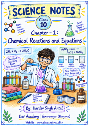 Class 10 Science Notes – Chapter 1: Chemical Reactions and Equations.