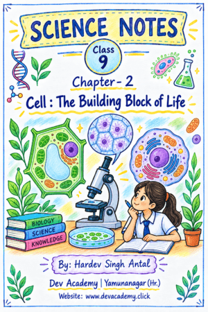 Class 9 Science Notes – Chapter 2: Cell the Building Block of Life