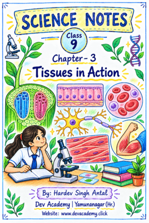 Class 9 Science Notes – Chapter 3: Tissues in Action