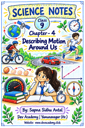 Class 9 Science Notes – Chapter 4: Describing Motion Around Us
