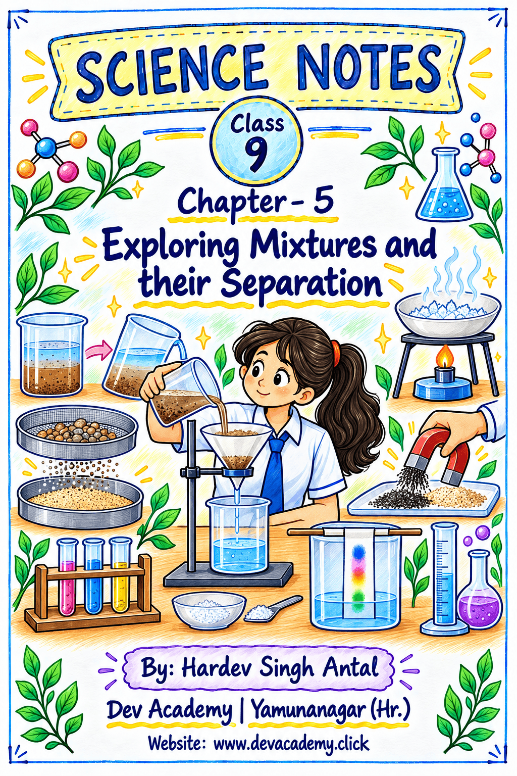 Class 9 Science Notes – Chapter 5: Exploring Mixtures and their Separation