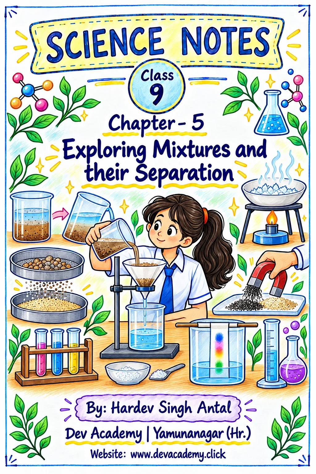 Class 9 Science Notes – Chapter 5: Exploring Mixtures and their Separation