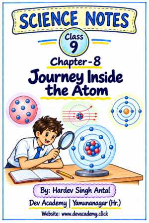 Class 9 Science Notes – Chapter 8: Journey Inside the Atom