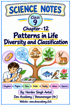 Class 9 Science Notes – Chapter 12: Patterns in Life Diversity and Classification