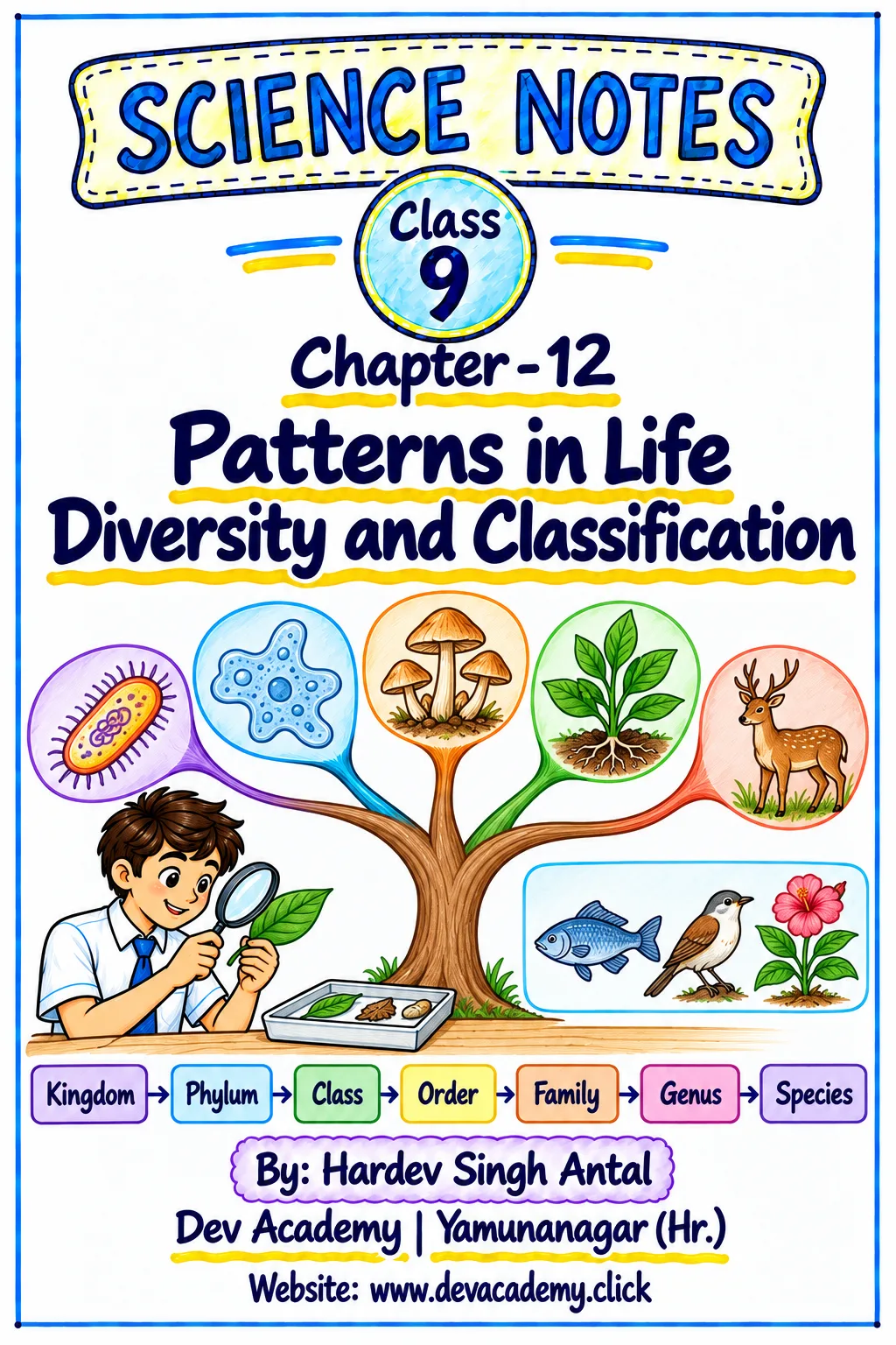 Class 9 Science Notes – Chapter 12: Patterns in Life Diversity and Classification